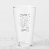 Verre Cerveau Fermé Pour Réparations (Dos)