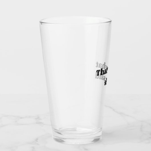 Verre C'est ce qu'elle a dit (Droite)