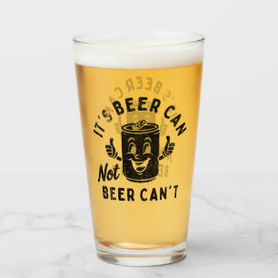 Verre C'est la bière ne peut pas la bière ne peut pas dr