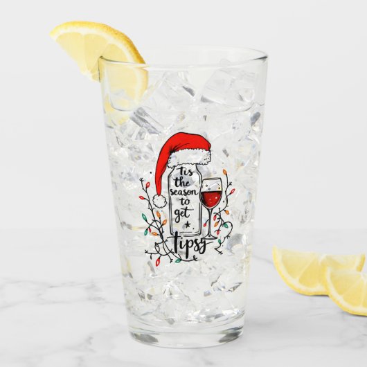 Verre C'est la saison de se soûler (Devant glace)