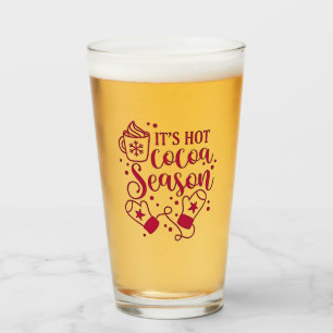 Verre C'est la saison du chocolat chaud Cacoa Noël