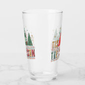 Verre C'Est La Saison Typographie Moderne De Noël (Gauche)