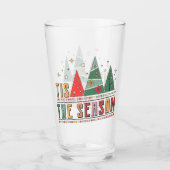 Verre C'Est La Saison Typographie Moderne De Noël (Devant)