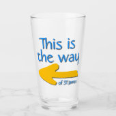 Verre C'est le chemin de saint james (Devant)