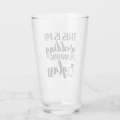 Verre C'est ma future mariée de planification de mariage (Dos)
