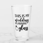 Verre C'est ma future mariée de planification de mariage (Devant)