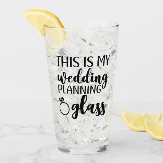 Verre C'est ma mariée de planification Mariage pour être (Devant glace)