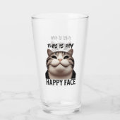 Verre C'est mon joyeux visage (Dos)