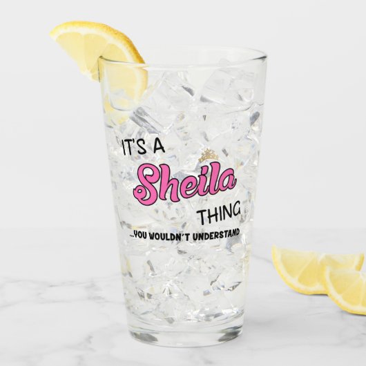 Verre C'est Sheila que tu ne comprendrais pas (Devant glace)