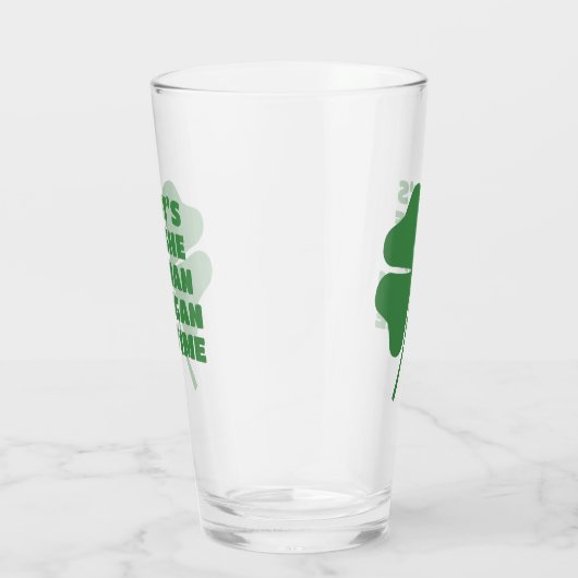 Verre C'est Shenanigan Heure St Patrick's Day Half Clove (Droite)