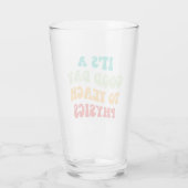 Verre C'est un bon jour pour apprendre la physique I (Dos)