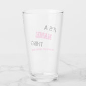 Verre C'est un nom que vous ne comprendriez pas (Dos)