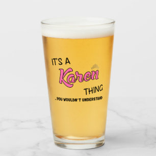 Verre C'est une chose Karen que tu ne comprendrais pas
