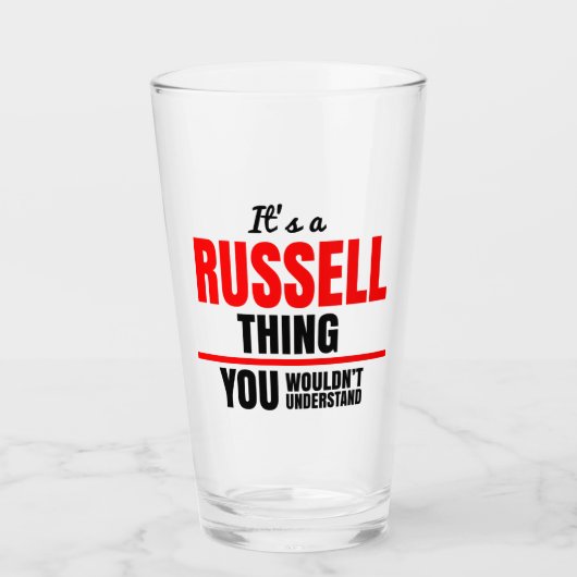 Verre C'est une chose que tu ne comprendrais pas (Devant)