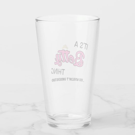 Verre C'est une chose que tu ne comprendrais pas (Dos)