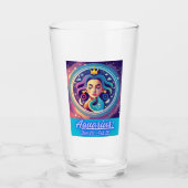 Verre C'est votre anniversaire - Aquarius : 20 janvier - (Devant)