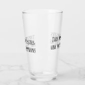 Verre Cette bière a un goût de mauvaises décisions chope (Gauche)