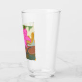 Verre Cette conception d'art floral abstrait mélange des (Gauche)