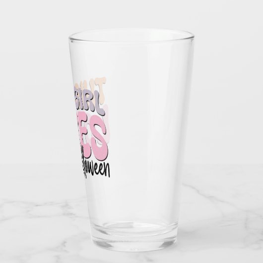 Verre Cette fille adore Halloween (Gauche)