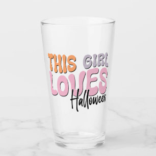 Verre Cette fille adore Halloween