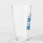 Verre Cette saison pour être Freezin - Hiver amusant (Droite)