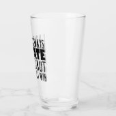 Verre Champion de l'équipe de discussion amusante (Gauche)