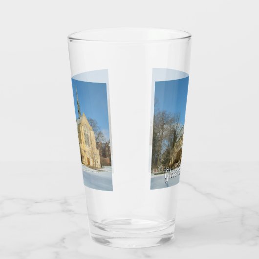 Verre Chapelle Harbison en hiver au Grove City College (Droite)