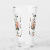 Verre Charme à fleurs avec ailes de papillon (Gauche)