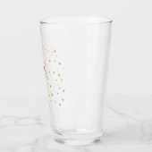 Verre Charme classique : des étoiles de Noël rétro en ve (Gauche)