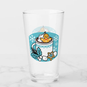 Verre Charme d'hiver et cacao chaud - Appels de cacao d'