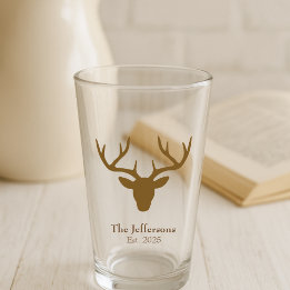 Verre Charme rustique de la tête de cerf