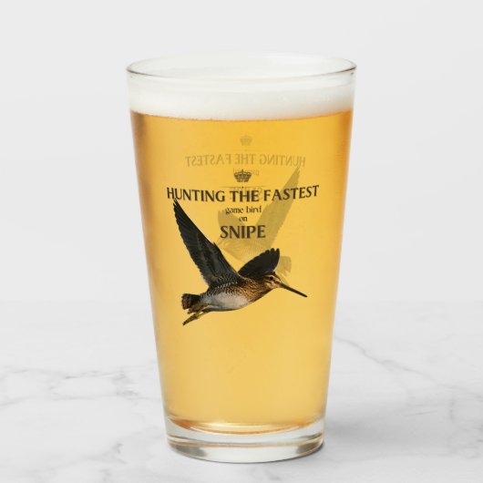 Verre Chasse À L'Oiseau Le Plus Rapide - Le Pinceau (Devant (rempli))