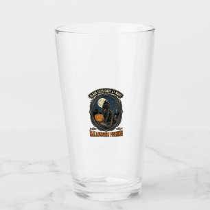 Verre Chasse Halloween Chat Design de citrouille vintage