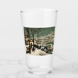 Verre Chasseurs dans la neige (par Pieter Bruegel l'Anci