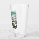 Verre Chasseurs dans le paysage de neige Pieter Bruegel (Gauche)