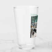 Verre Chasseurs dans le paysage de neige Pieter Bruegel (Droite)