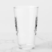 Verre Chat à chat sucre avec votre nom (Gauche)