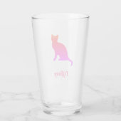 Verre Chat à l'ombre (Dos)