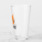 Verre Chat agacé NE PEUT-ON PAS Drôle (Gauche)