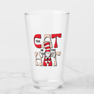 Verre Chat dans le Casquette   Le Chat Silly Dans Le Cas