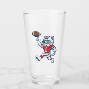 Verre Chat de foot drôle
