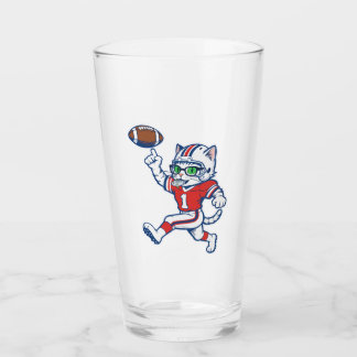 Verre Chat de foot drôle