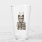 Verre Chat de hippie (Dos)