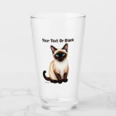 Verre Chat de Siamese (Devant)