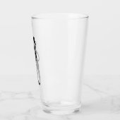 Verre Chat d'opéra sophistiqué vintage (Gauche)