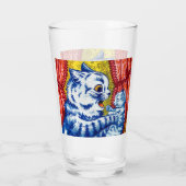 Verre Chat et ses chatons (Dos)