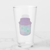 Verre Chat Galaxie dans un Pot | Art de Chat Spatial Kaw (Dos)