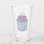 Verre Chat Galaxie dans un Pot | Art de Chat Spatial Kaw (Devant)