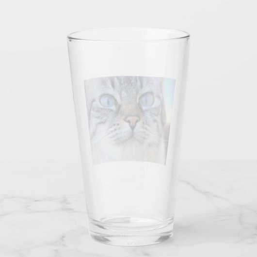 Verre Chat gris (Dos)