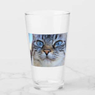 Verre Chat gris